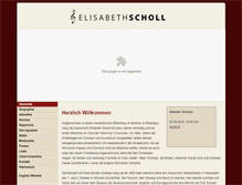 Tablet Screenshot of elisabethscholl.com